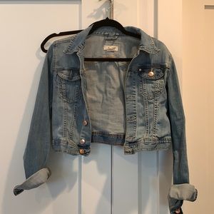 H&M cropped Jean jacket
